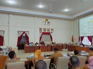 Anggota Dewan Barito Selatan Bersama Pemkab Barito Selatan Bahas Struktur APBD 2024
