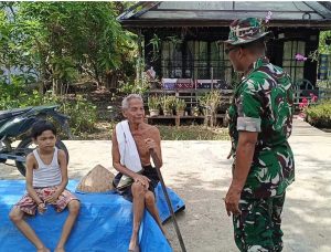 Melalui Komsos, Satgas Kuatkan Silahturahmi Dengan Warga Di Lokasi TMMD